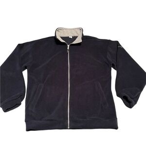 Quechua Decathlon fleece jacket navy size large men's‎
